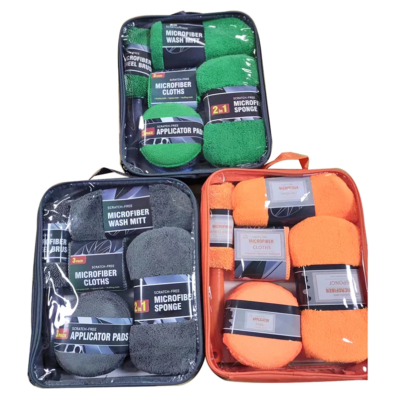Factory Directly Sell 9PCS Car Supplier Washing Tools Car Cleaning Kit Set Car Wash