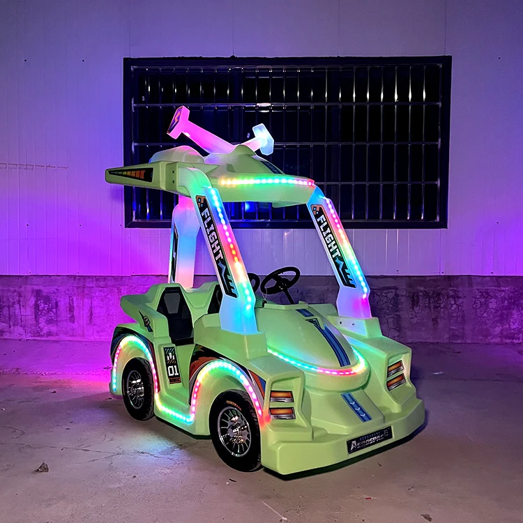 2024 China Manufacturer Good quality Amusement Mech Aircraft Bumper Car Electric Kids Mech Aircraft Bumper Car For Business