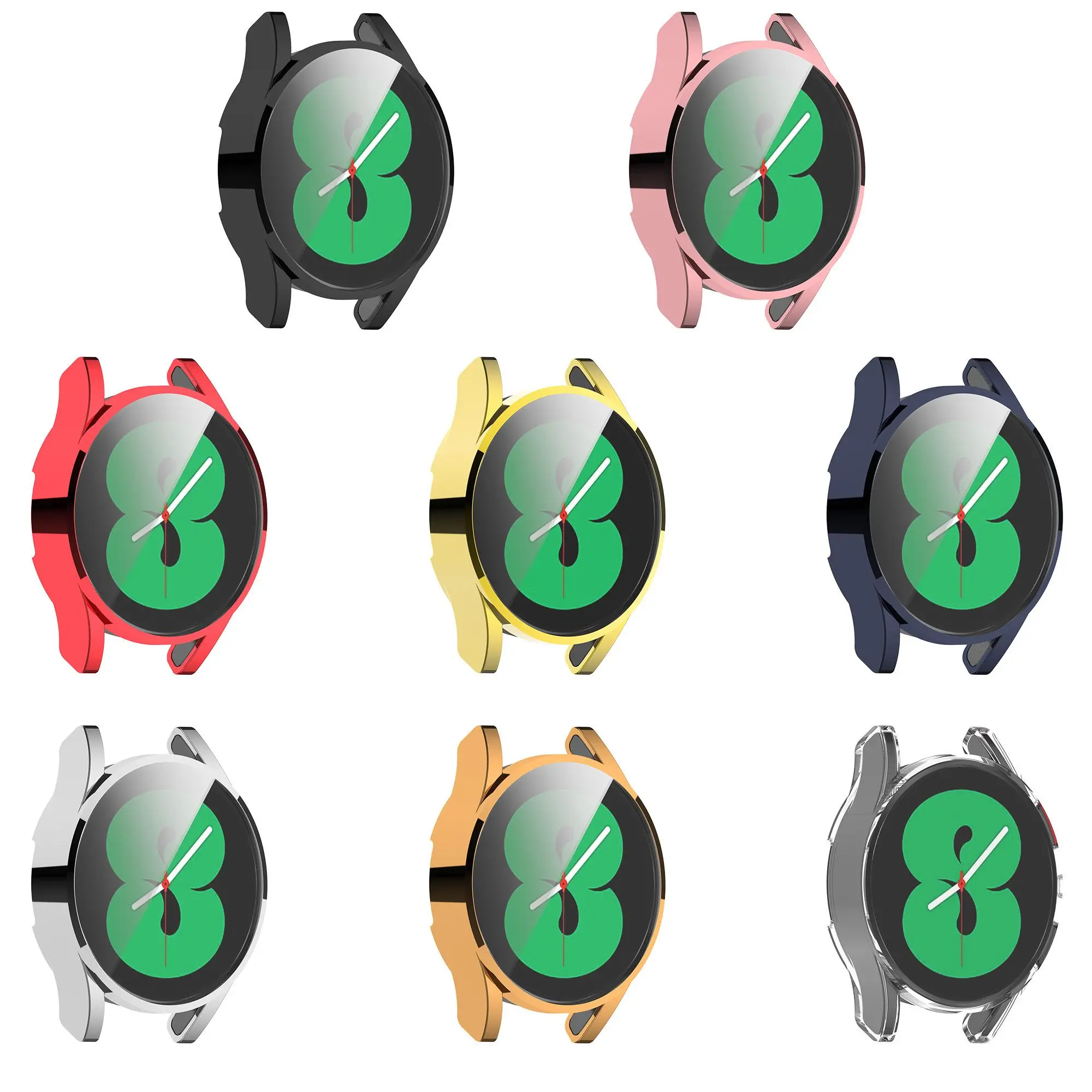 Мягкий защитный чехол для Samsung Watch 4 40/44 мм стильные чехлы часов из ТПУ в полной