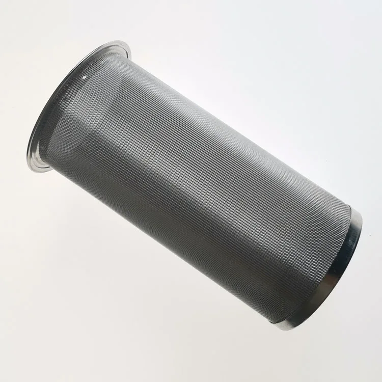 stainless steel woven wire mesh strainer filter screen bucket chinese manufacturer pipe strainer