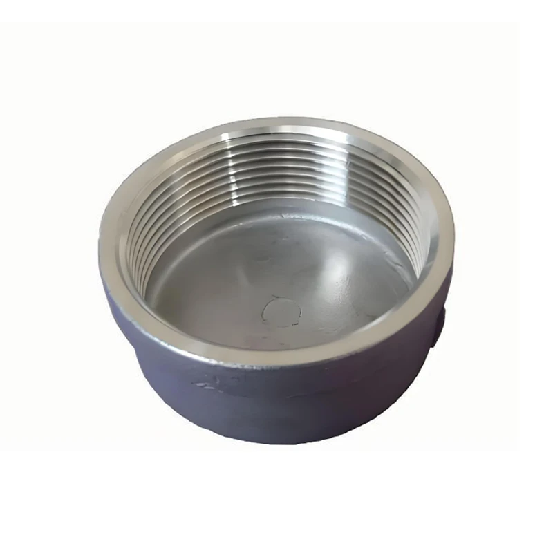 Hot Sale High Performance Cast Pipe Caps Zinc Plated Surface Treatment China Manufactured Quality Fittings for Power Systems