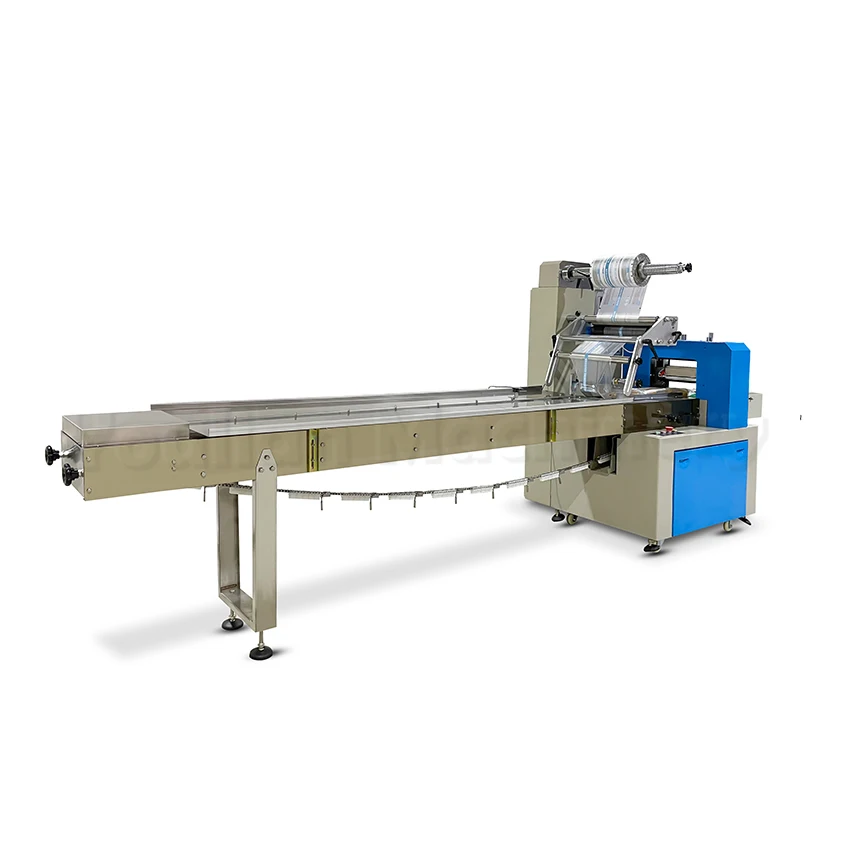 KD-450 Automatic Horizontal Small Cookies Biscuit Packing Machine Biscuit Pillow Cookies Wafer Biscuit Packing Machine