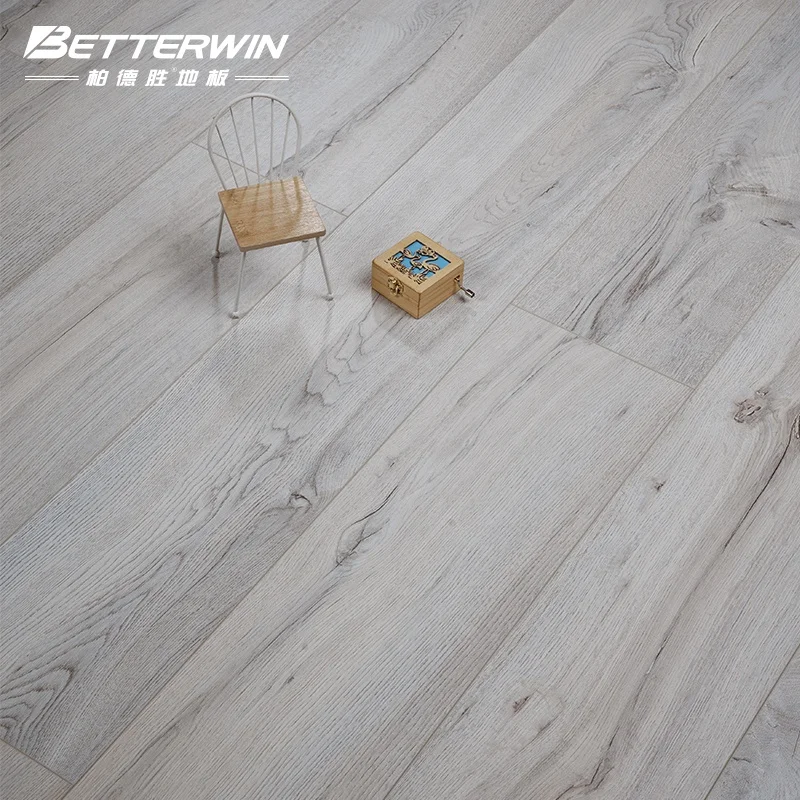High gloss laminate flooring non slip adhesive sheet wood tiles for indoor decking flooring
