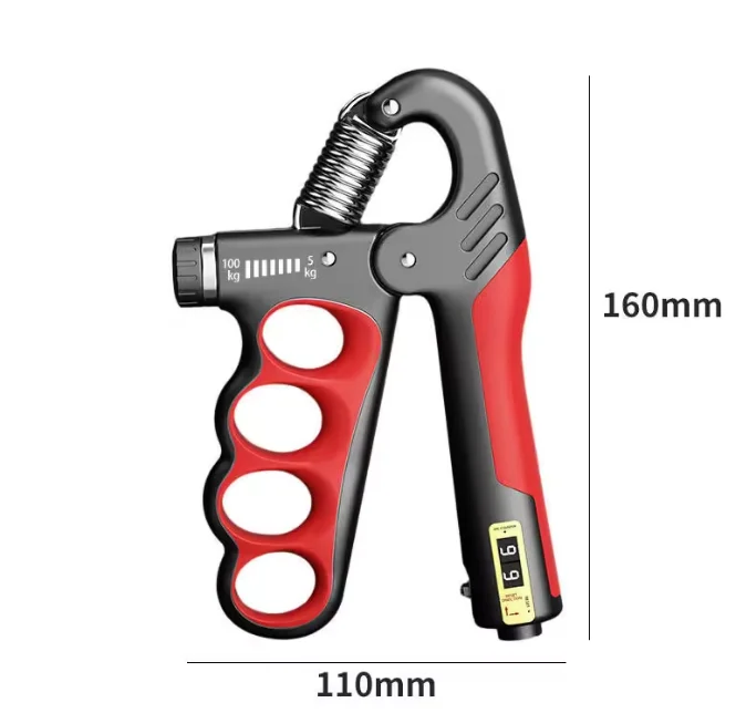 Wholesale Adjustable Hand Gripper Gym Wrist Hand Strengthener Adjustable Hand Finger Forearm Trainer Muscle Recover
