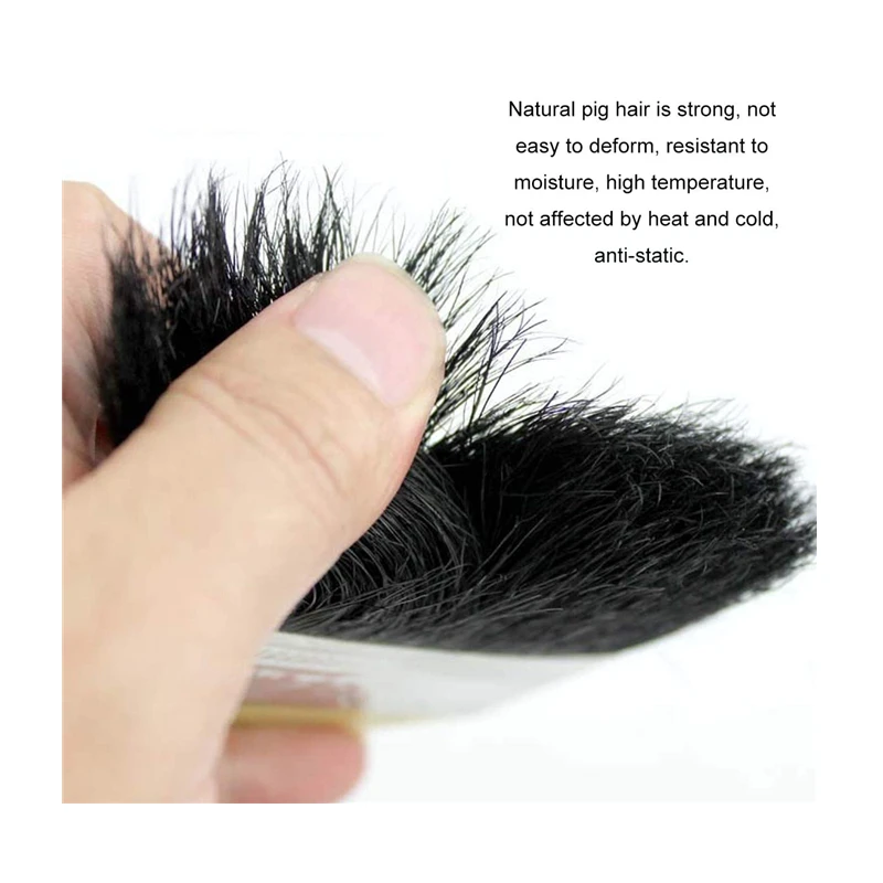 #620 Indonesian Market Pig Hair Brush Black Bristle Mixed Filaments Paint Brush for Cleaning Painting