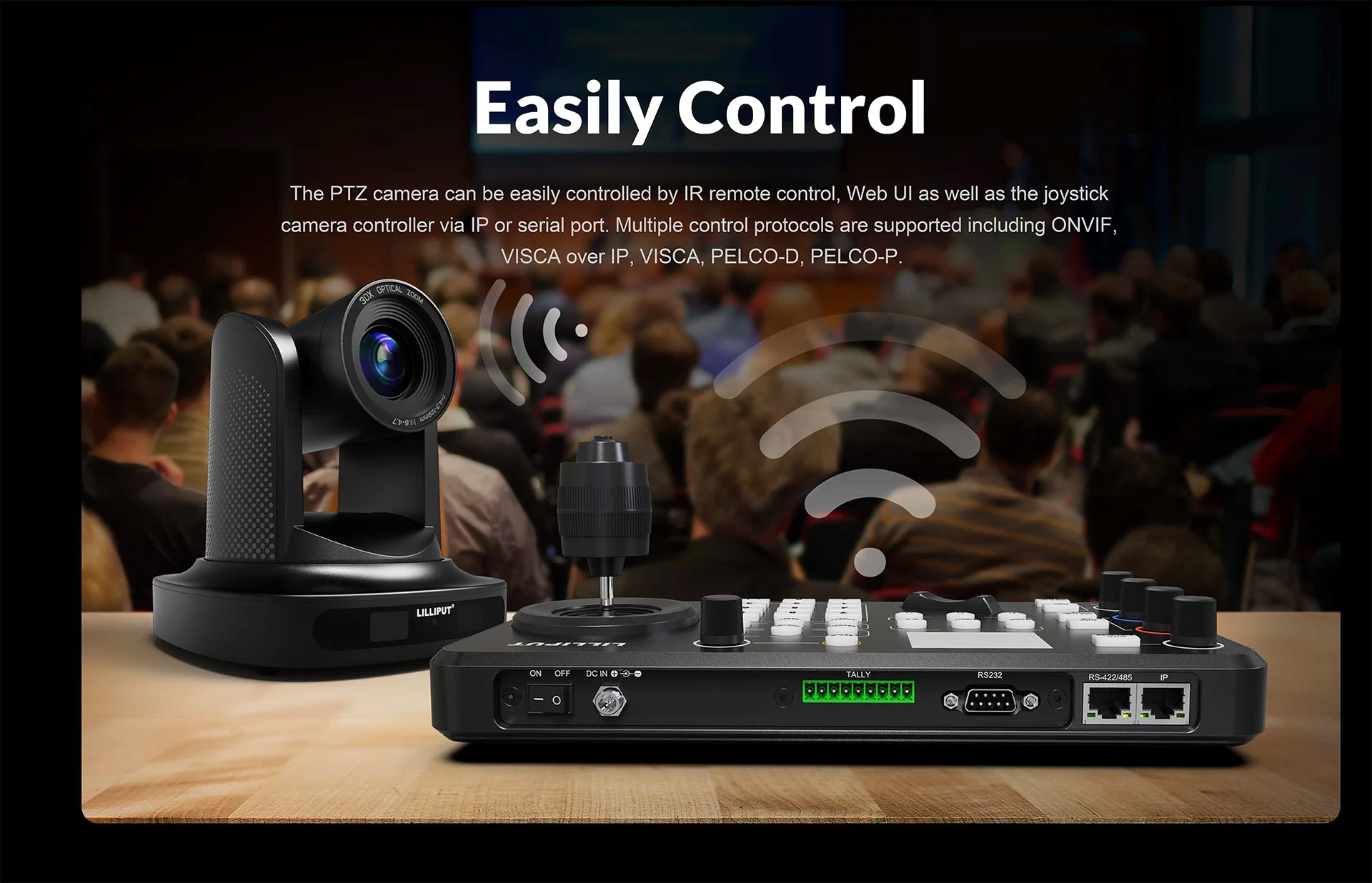 LILLIPUT FULL HD ptz ip camera HDMI SDI POE Video Conference System for Church Camera