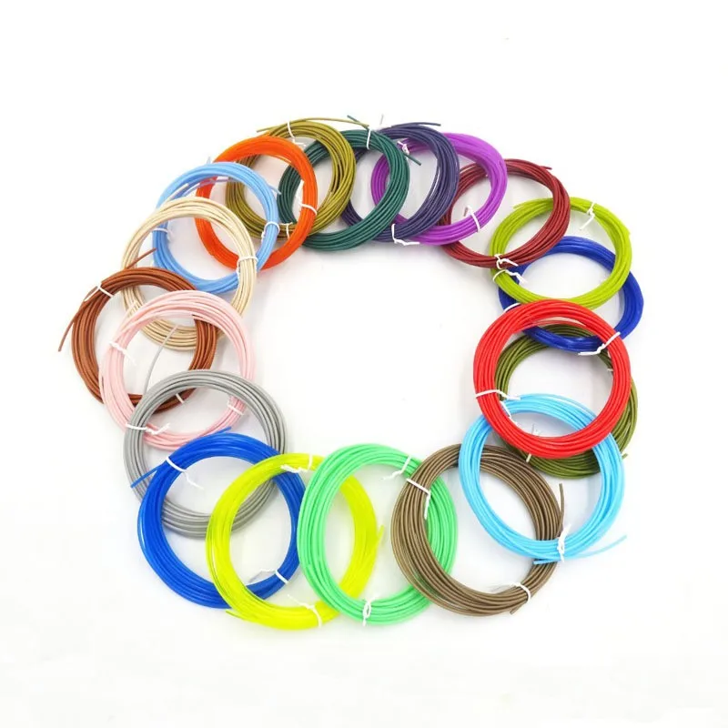 3D Printing Pen 1.75mm PLA Filament Refills 20 Colors 5 Meters Ribbon Filaments Painting Toys for Children 3D Pen