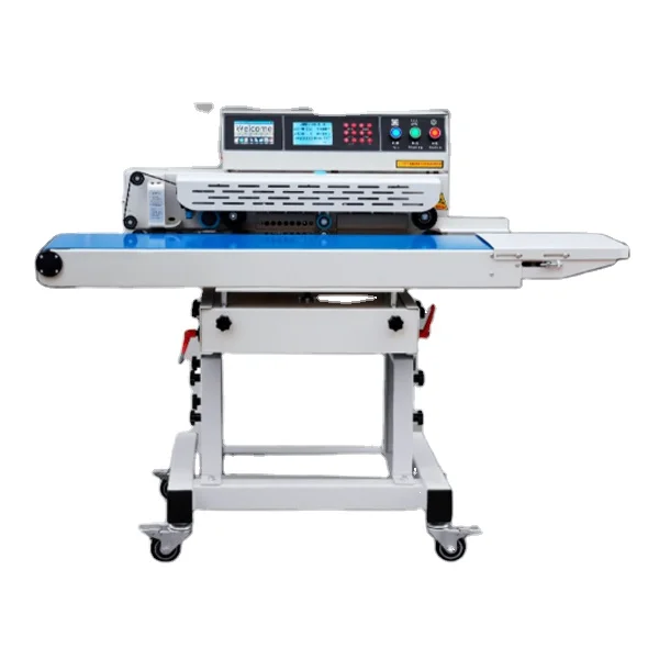 Wanhe New Arrival Brand New Ink jet printing printer Continuous Plastic Bag Sealing Machine