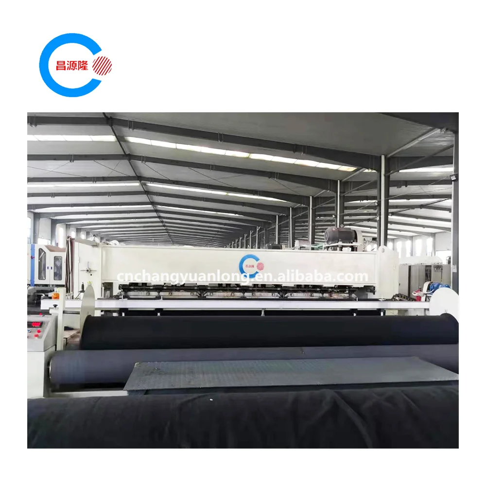 Waste recycling felt machine