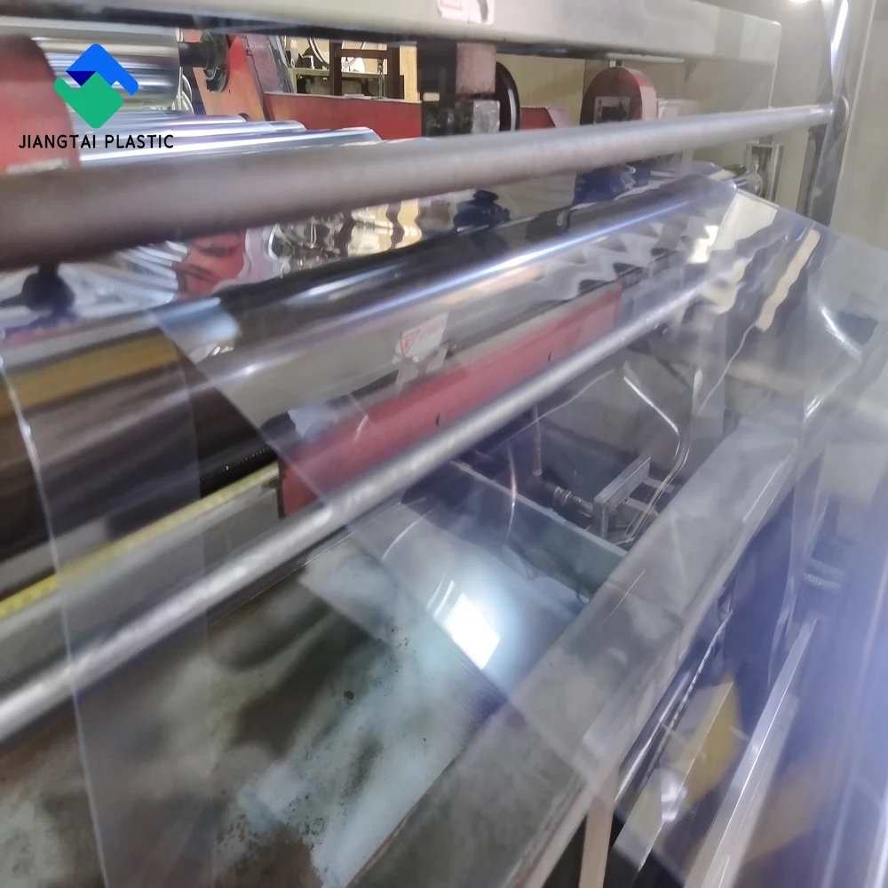 Jiangtai 0.35mm blister packing PVC film clear rigid PVC roll