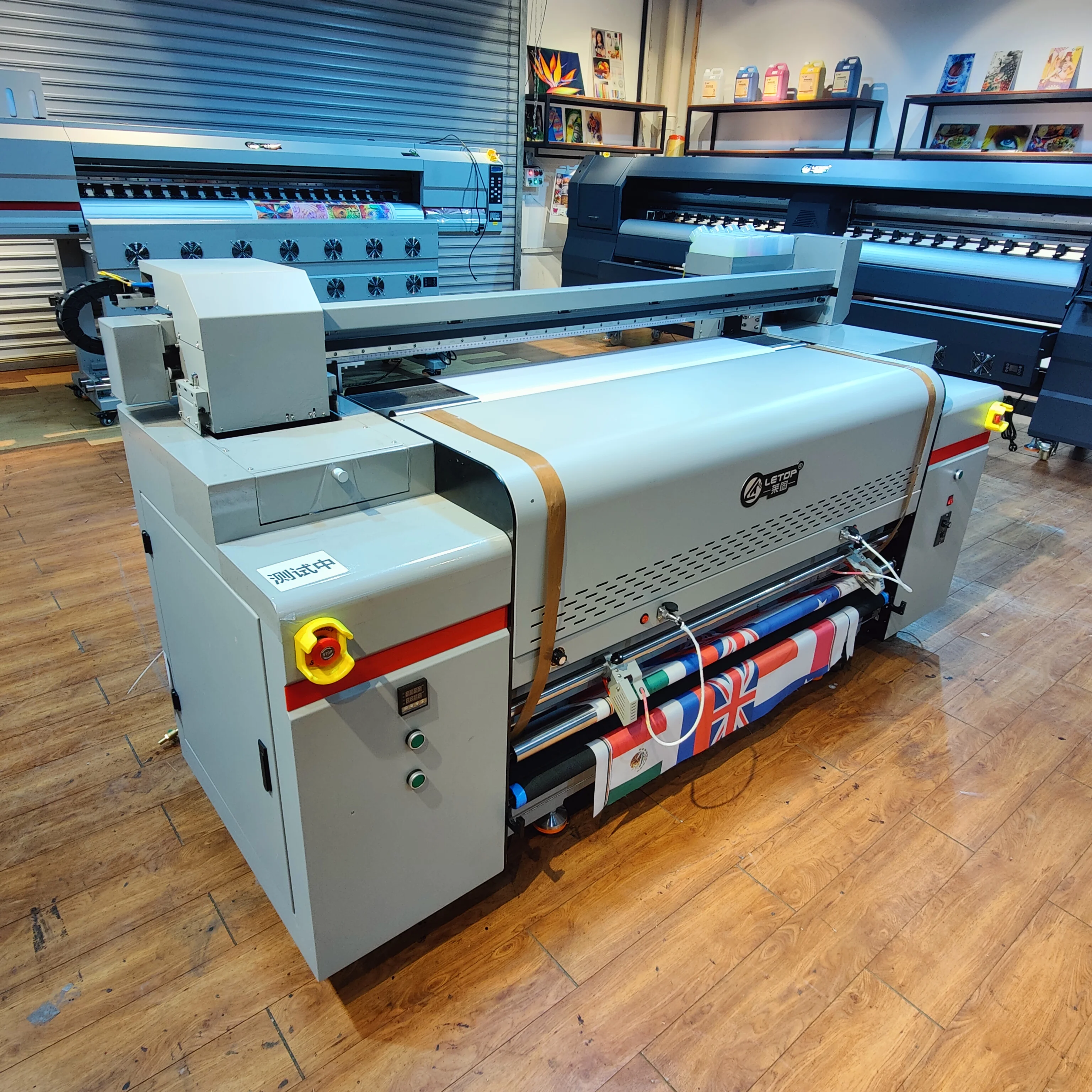 LETOP 1.3m Width 2 Printheads LT-1302 Full Color Sublimation Printer Digital Flag Printing Machine Direct To Make Flags