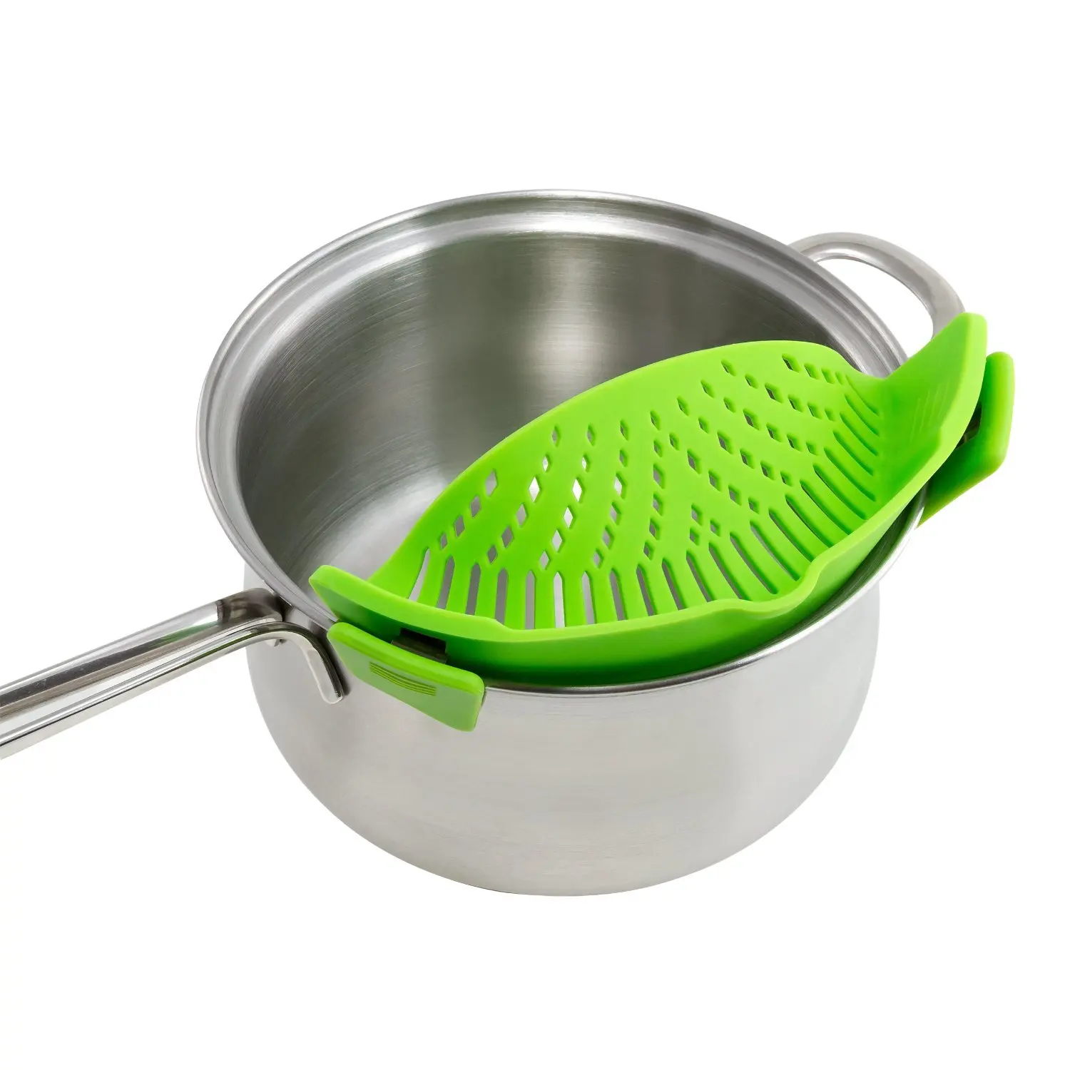 2022 Wholesale Kitchen Sink Silicone Pot Strainer Adjustable Clip On Food Strainer