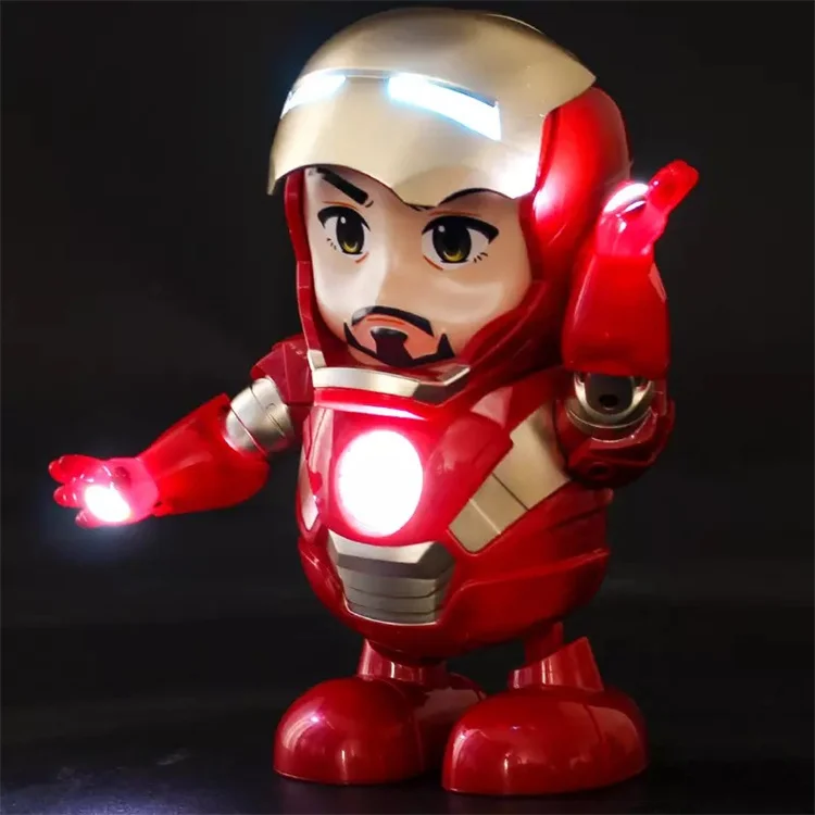 Wholesale High Quality Kids Children Gift Custom PVC LED Light Movable Electronic Toy