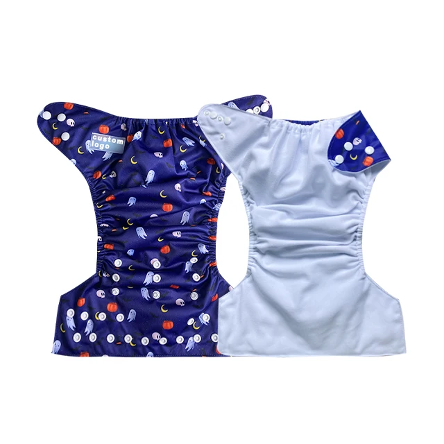 Free sample fast delivery Reusable and Adjustable Washable Double Breasted Cloth Nappy Baby Cloth Diapers