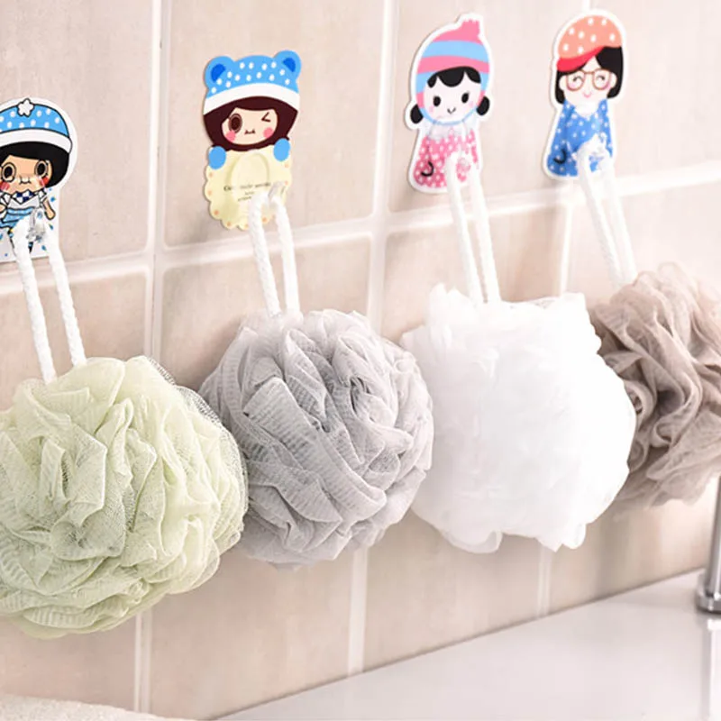 Custom Large Loofah Bath Sponge Body Scrubber Mesh Shower Pouf Bath Ball Sponge for Exfoliating