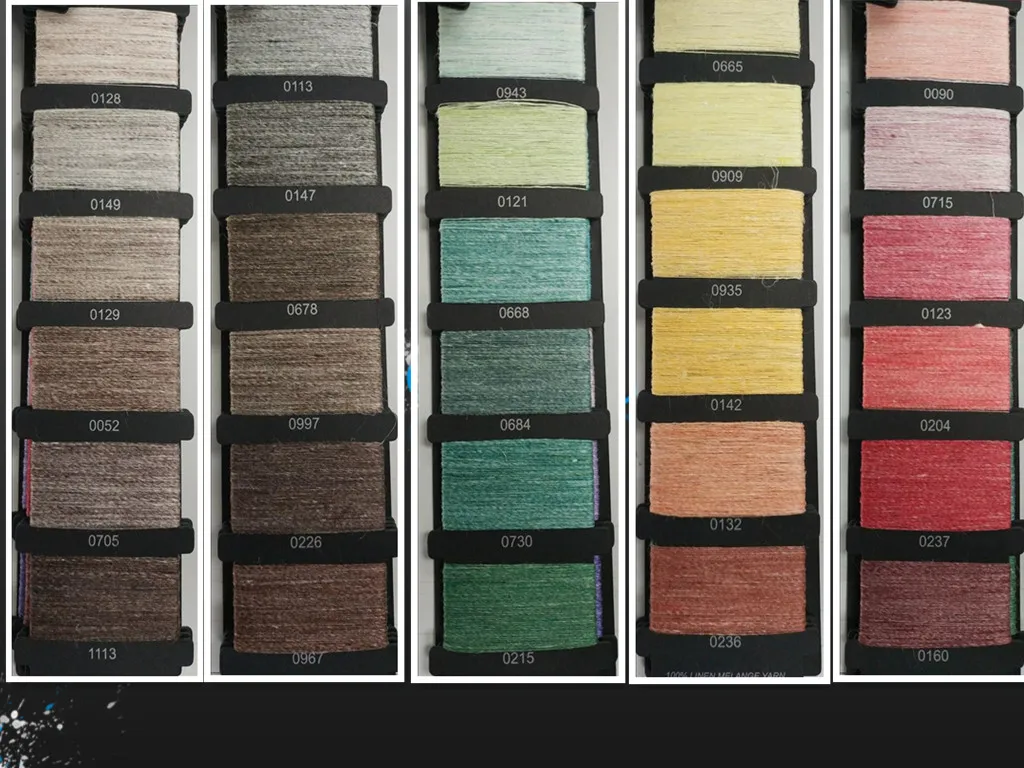 TOP  linen/ /fancy/yarn European flax raw materials semi bleached natural fiber