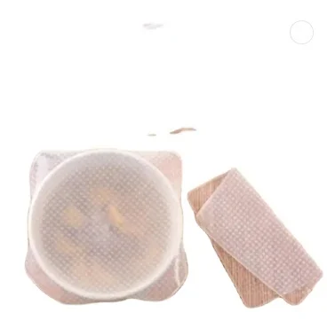 4pcs/lot Food Fresh Keeping Wrap Lid Cover Kitchen Tools Reusable Silicone Food Wraps High Stretch Seal Vacuum Cover Gadgets