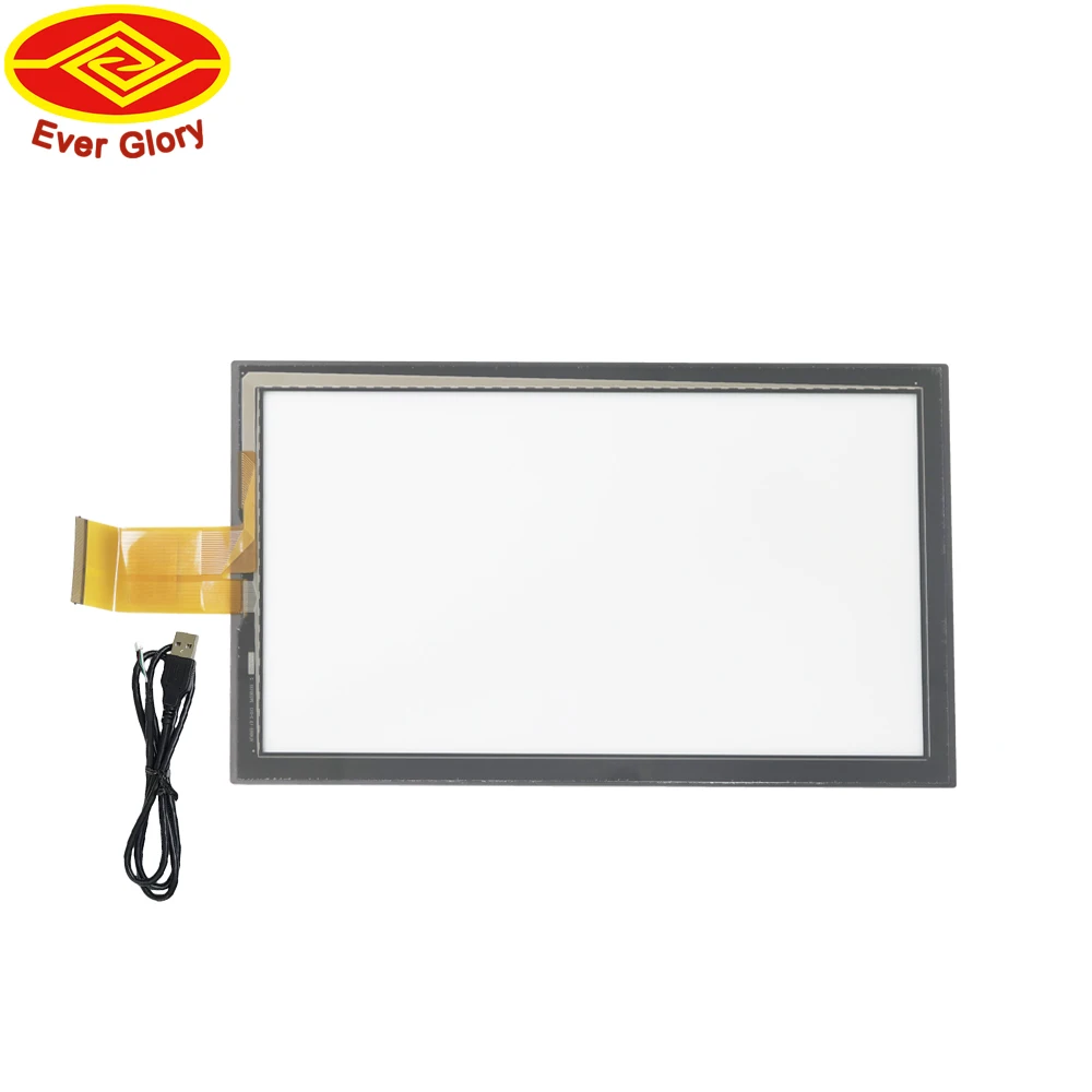 Industrial Customized Size 12.1 Inch Capacitive Tempered Glass 10 Touch Points USB EETI Touch Screen Panel Overlay Kit