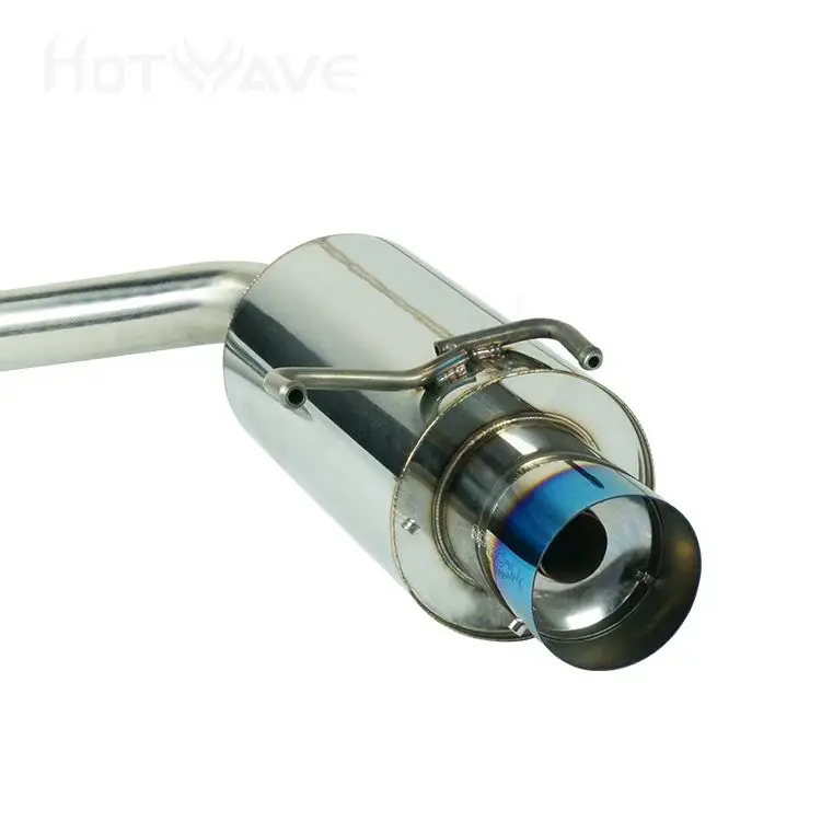 4-дюймовый титановый наконечник Catback глушитель SS HOTWAVE Прямая продажа с завода высокопроизводительный кэтбэк для Lexus IS250/300 2001-2005