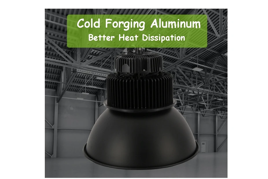 Wholesale 5Years Warranty Cold-Forging Aluminium Excellent-Chips 130Lm/W 100W-250W Stadium Warehouse LED High Bay Light CS-LDD
