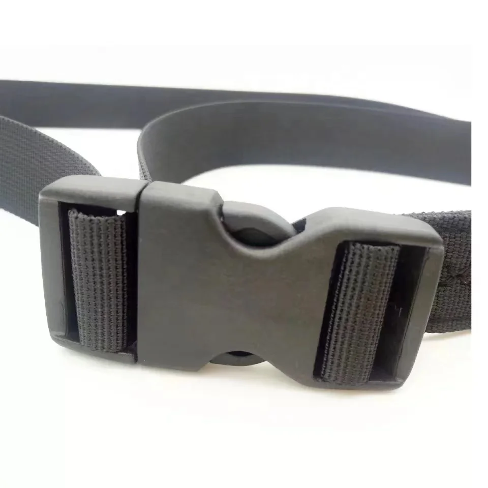 Logo custom personalised travel accessories color adjustable ribbon luggage strap belt