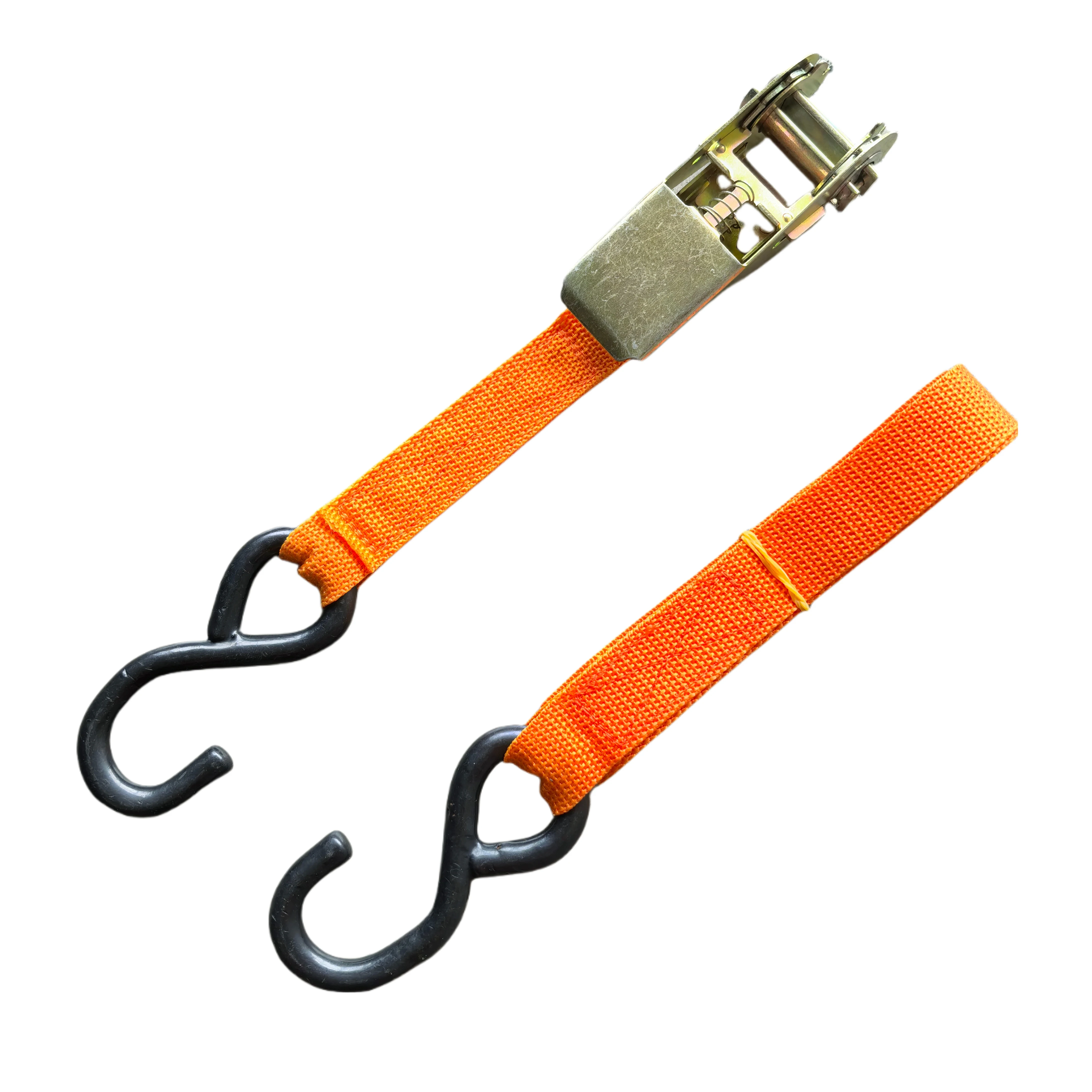 Cam buckle Strap Packing Straps S hook Cam buckles straps cargo control Ratchet Tie Downs with S Hooks For Cargo control