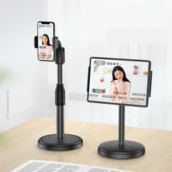 Hot selling 360 Degree Rotating Portable Desktop Live Broadcast Stand Lazy Mobile Phone Holder for Iphone/Samsung