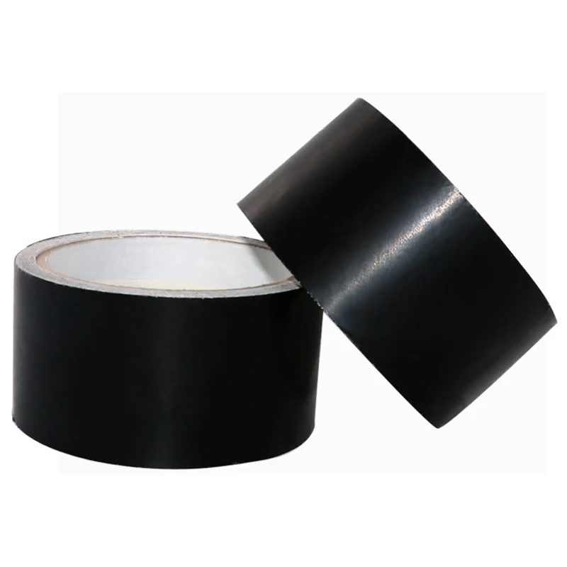 HVAC Alu solvent glue electromagnetic interference 70 mic black Aluminum Foil Tape