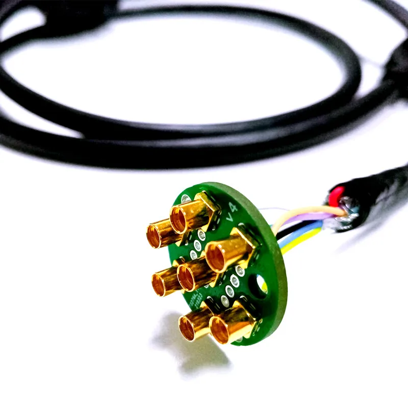 Custom low loss solderless 10mm 4-pin FPC flexible waterproof RGB LED strip connector for LED strip