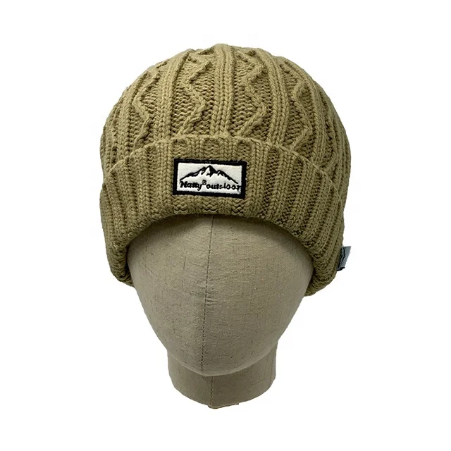 RTS Fashionable high quality knitted hat for adult winter beanie hats