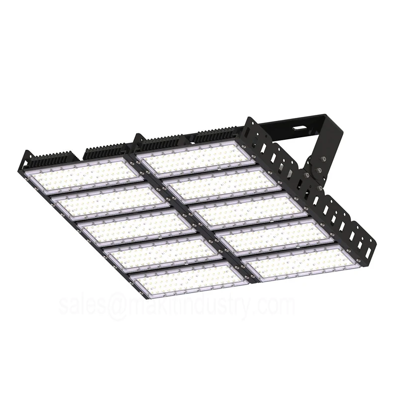 Professional Football Stadium Tennis Court Lighting 600 Watt IP66 LED Flood lightfor Sports Field Lighting