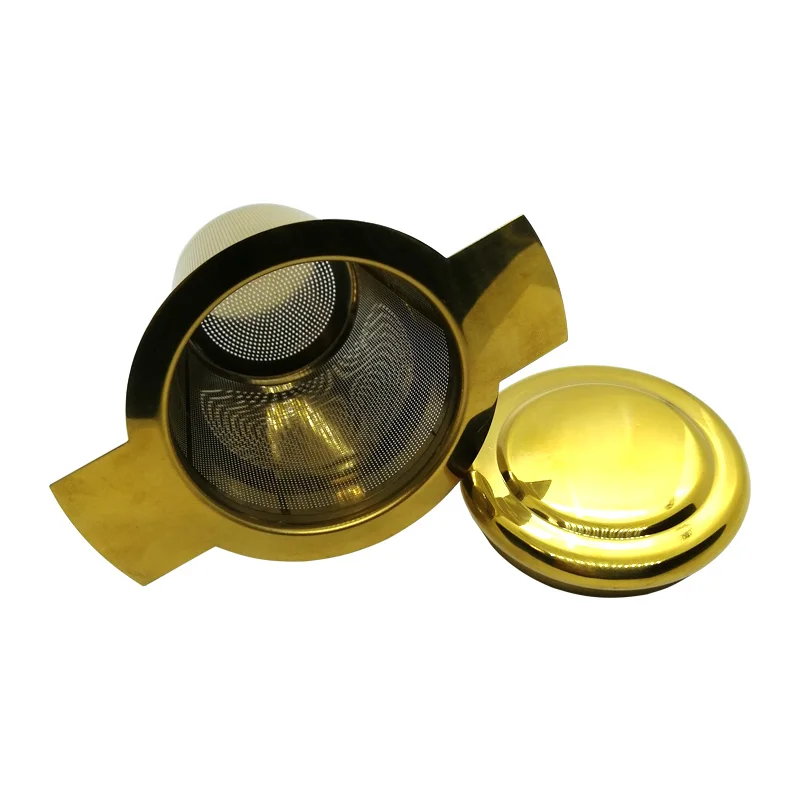 Extra Fine 18/8 Stainless Steel Tea Infuser Mesh Strainer With Double Handles For Hanging