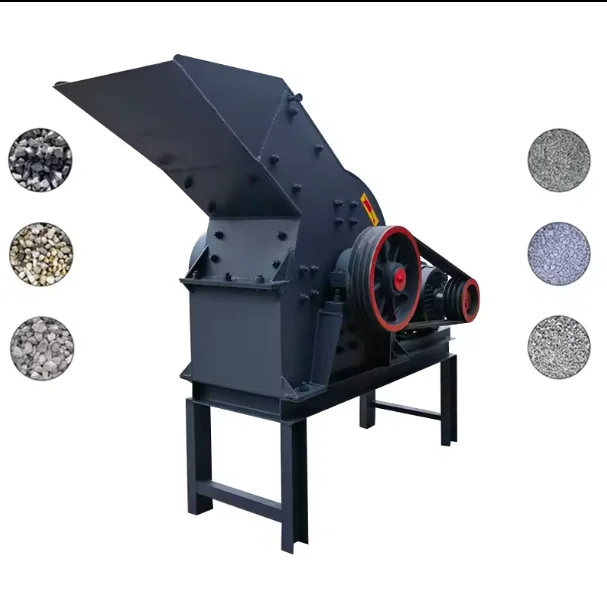 Rock Hammer Crusher Rock Crushing Machine Low Price Diesel Hammer Crusher Mini Small Stone Portable Mobile Mini Stone Building