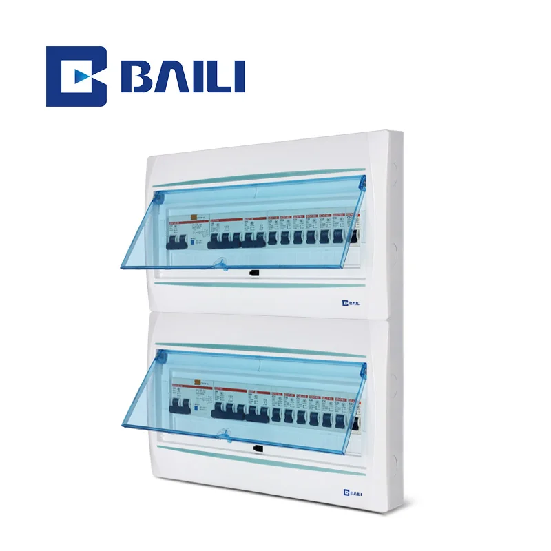 BAILI A4L 32-сторонняя Поверхностная Монтажная металлическая основа световой индикатор крышка MCB коробка защита питания распределительная коробка