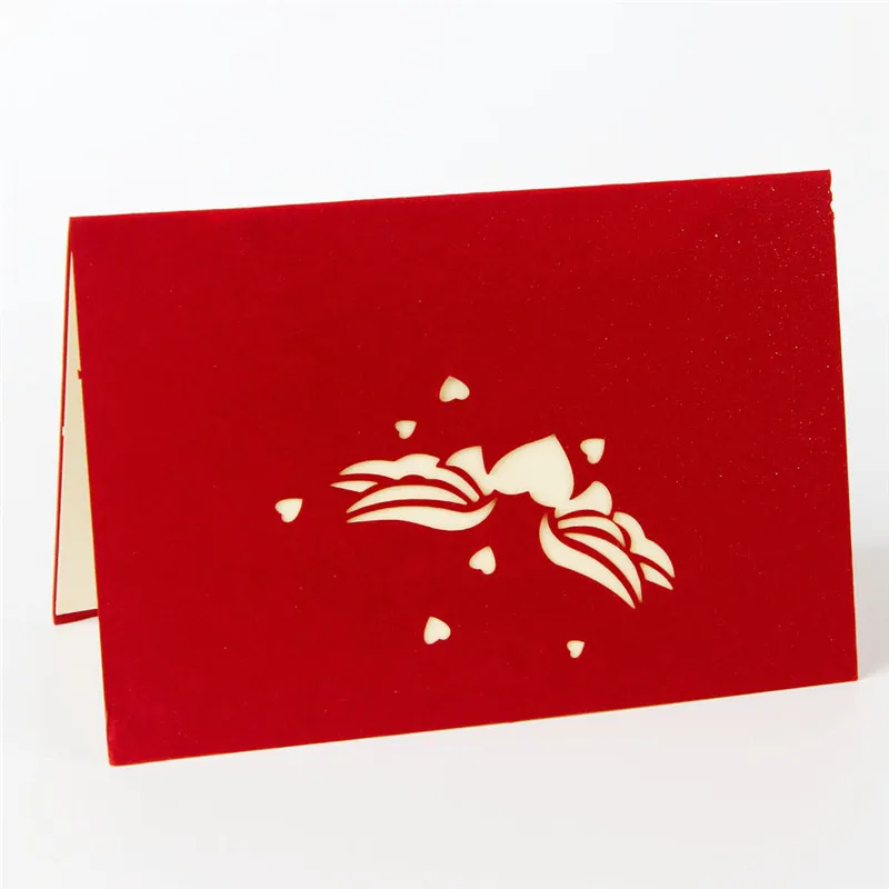 
3D Postcard Laser Cut Wedding Invitations Card Mariage Pop Out Card 