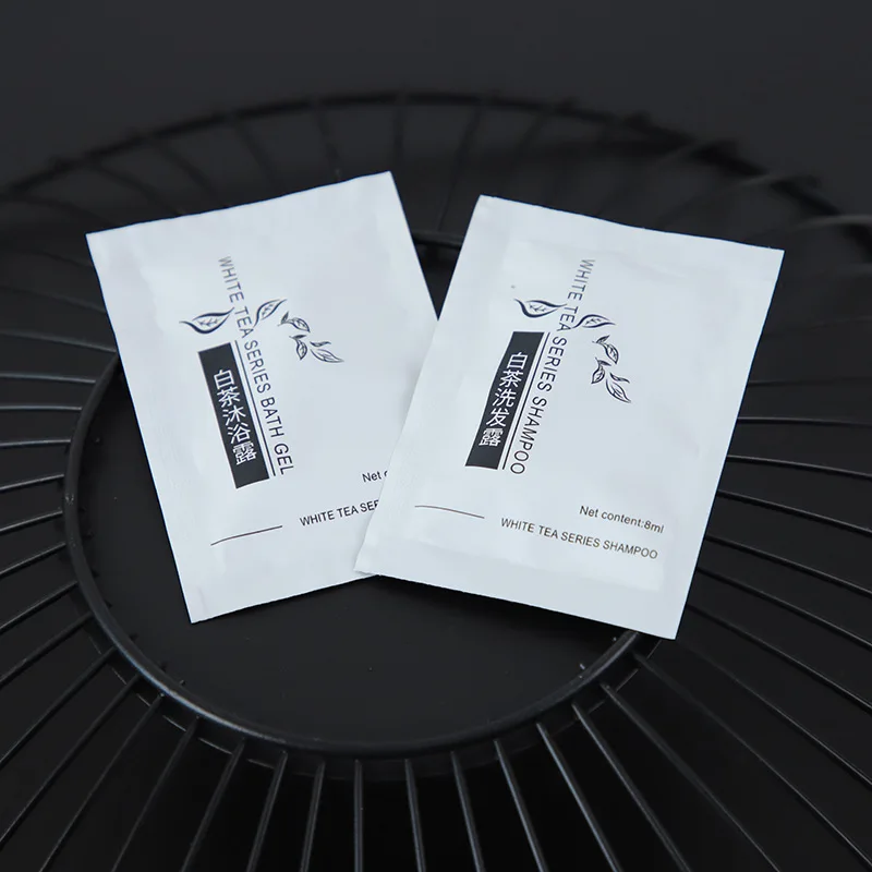 Disposable Hotel Shower Gel Travel Portable Body Wash Shampoo Pouches Small Bag Toiletries Set Wholesale