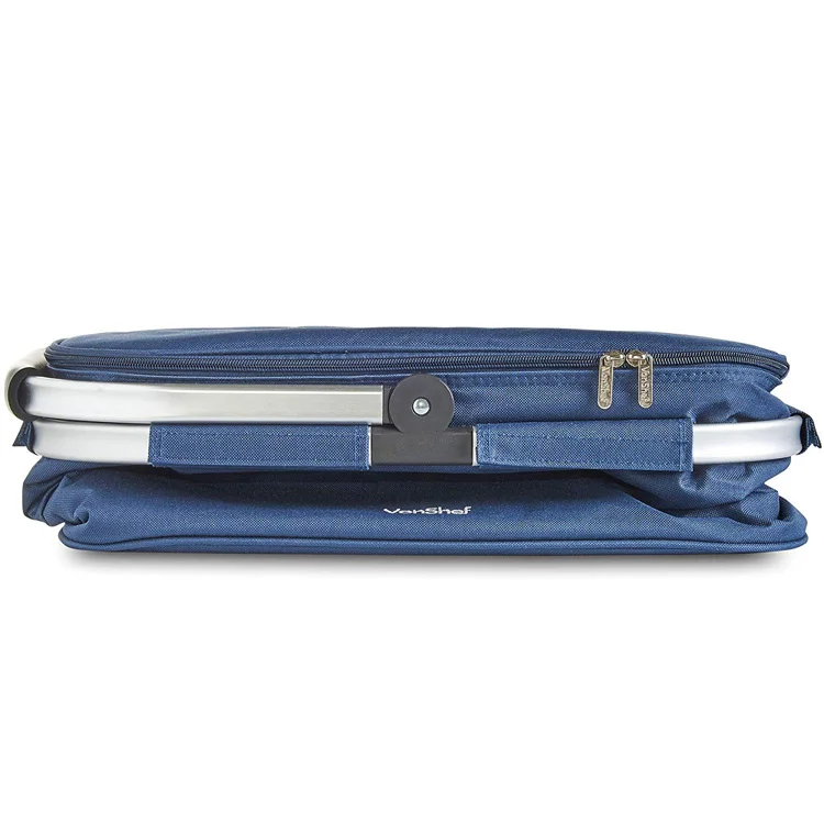 Large 30L Insulated Foldable Collapsible Picnic Lunch Cooler Bag Keep Cool Outdoor Travel Picnic Cooler Basket