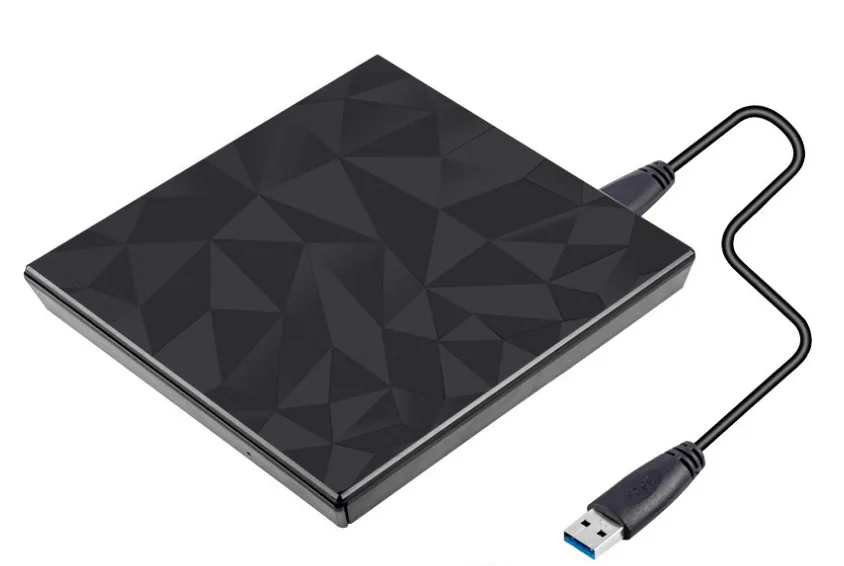 USB портативный тонкий внешний CD-накопитель 3 0 DVD VCD-плеер дубликатор для