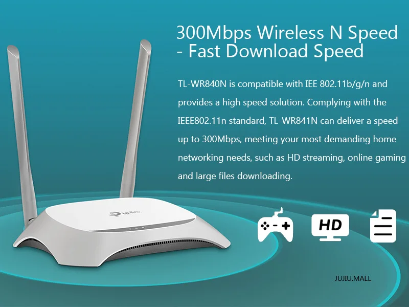 English firmware TP-LINK TL-WDR841N WiFi router Wireless Home TPLINK Wi-Fi Repeater routers Network 300M