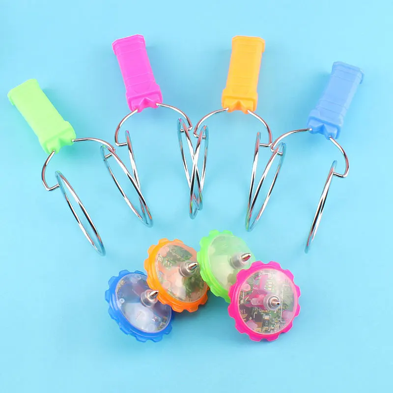 Magnetic Spinner Wheel Magic Spin LED Colorful Light Up Spinner YoYo Toys Gift for Kids
