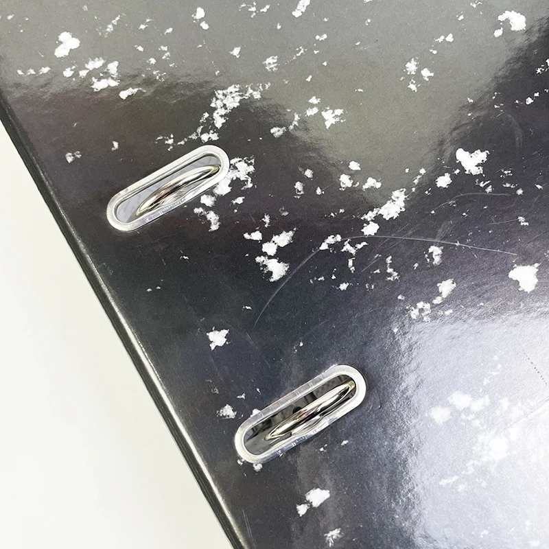 Wholesale 2-inch&3-inch A4/FC cardboard paper 2 hole ring binder glossy marble lever arch file folder