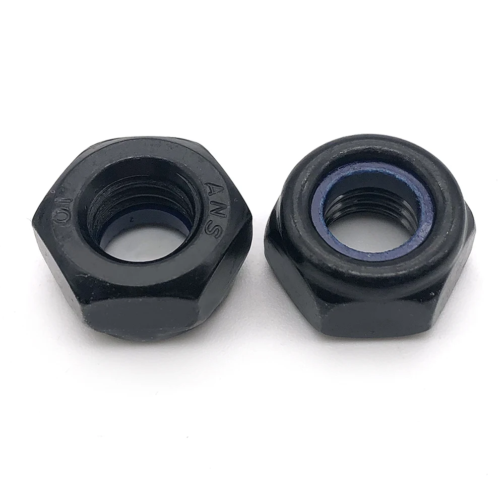 Custom Wholesale Hexagon Insert m6 lock nut m5 plastic lock nut self locking nut