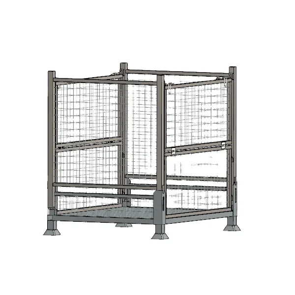 Collapsible Wire Mesh Pallets Metal Foldable Cage steel pallet box mesh container