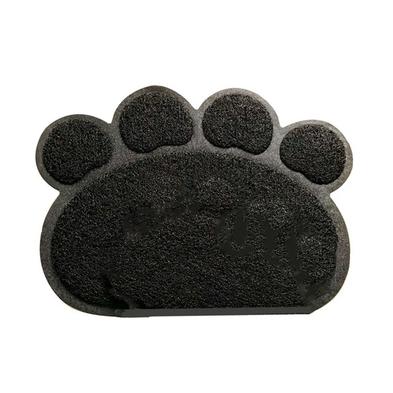  Оптовая продажа 30*40 см полихлорвинила в Paw форма наполнитель для кошачьего туалета коврики Нескользящие кошачий песок коврик pet