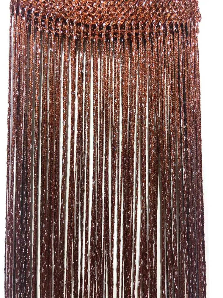 Bravo Polyester Thick Wedding Decorative Window Door String Curtain Supplier