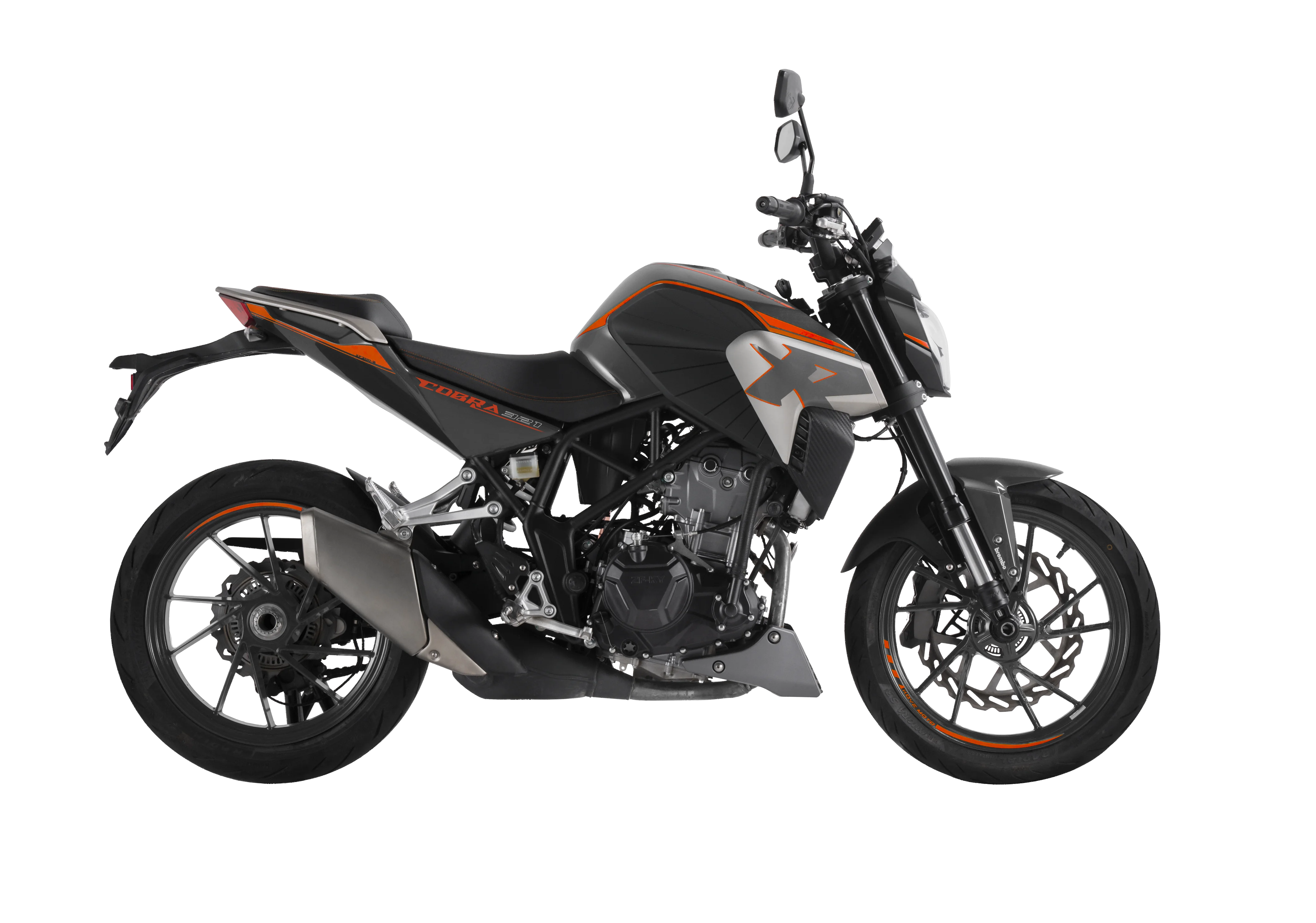 Chinese manufacturers 322cc inline dual cylinder 6 gears 170km/h street car motorcycle