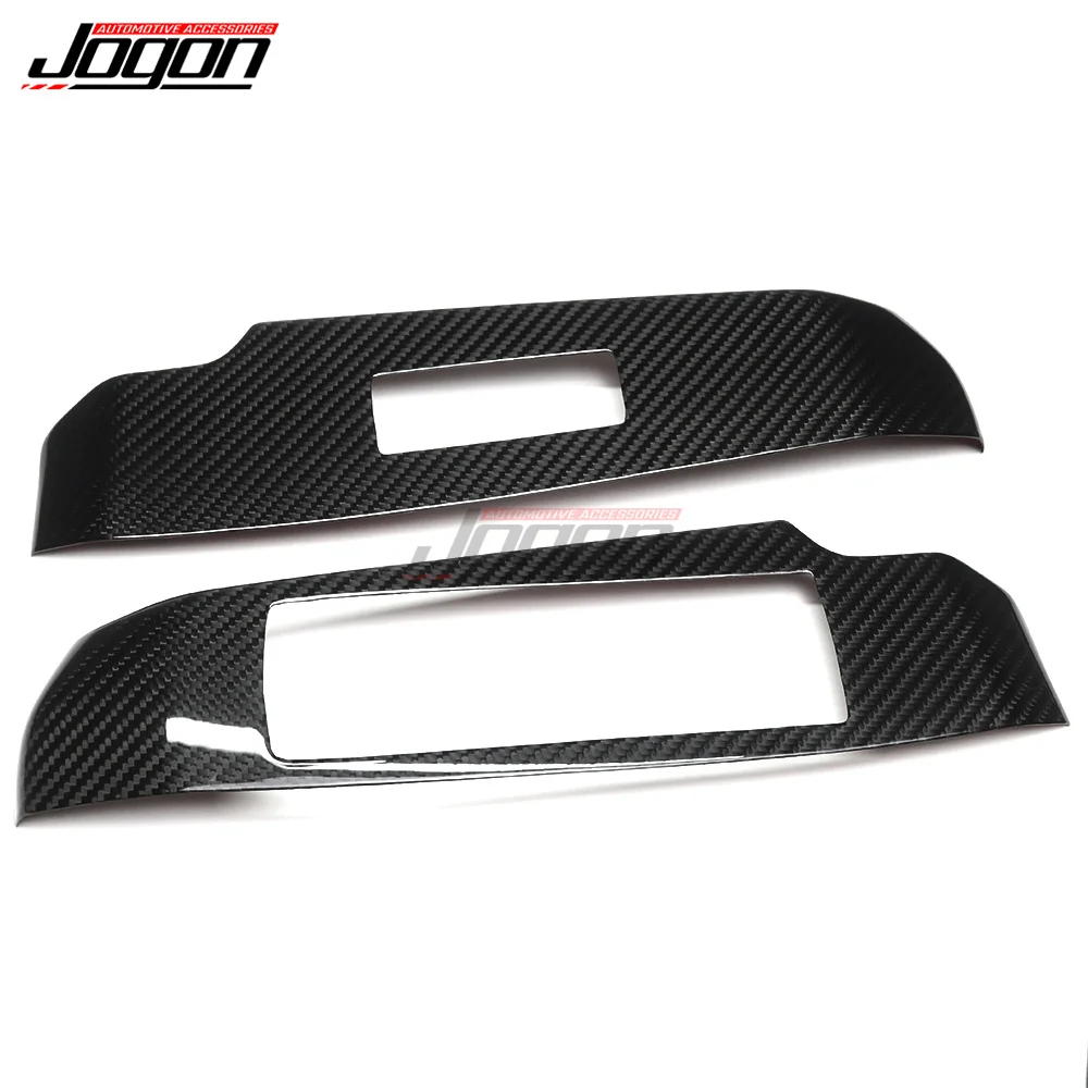 For Lexus IS 300 350 500 2021+ F Sport Car Window Lift Switch Panel Cover Dry Car Carbon Fiber Interior Sticker Car Accessories