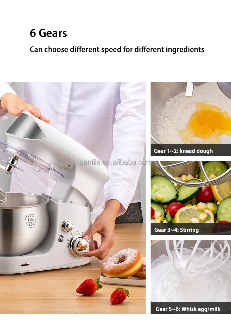 Cocina Kitchen Mixer Blander Robots De Cuisine Cocina Electrica Electrodomestico Cake Ss Bowl Stand Food Mixers