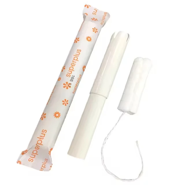 Wholesale 2024 year OEM ODM private label organic tampons with cotton menstrual light regular swimming pads