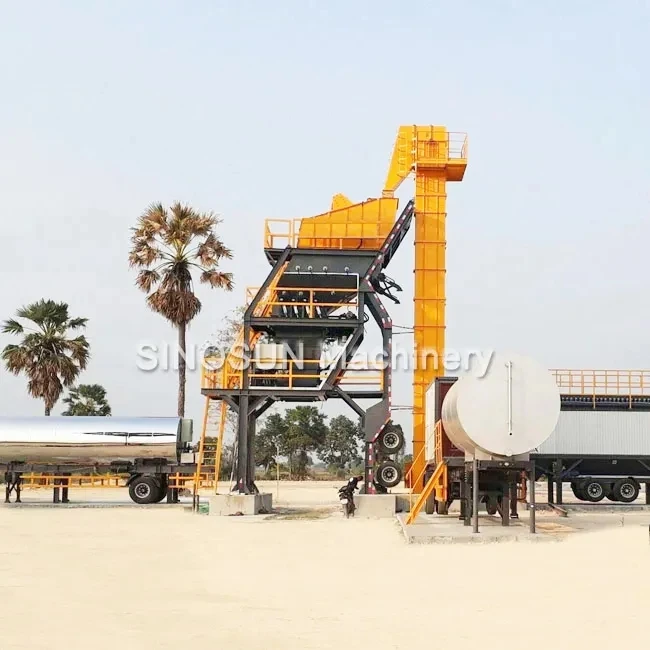 80-160TPH Mobile premix Asphalt Mixing Plant For Sale